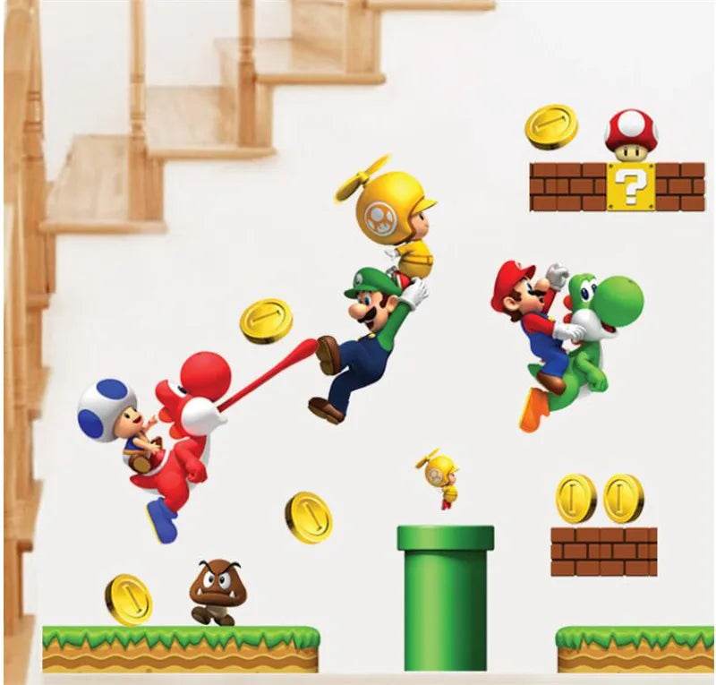 Vibrant Wall Sticker 3D Cartoon Design For Kids Rooms - ToylandEU