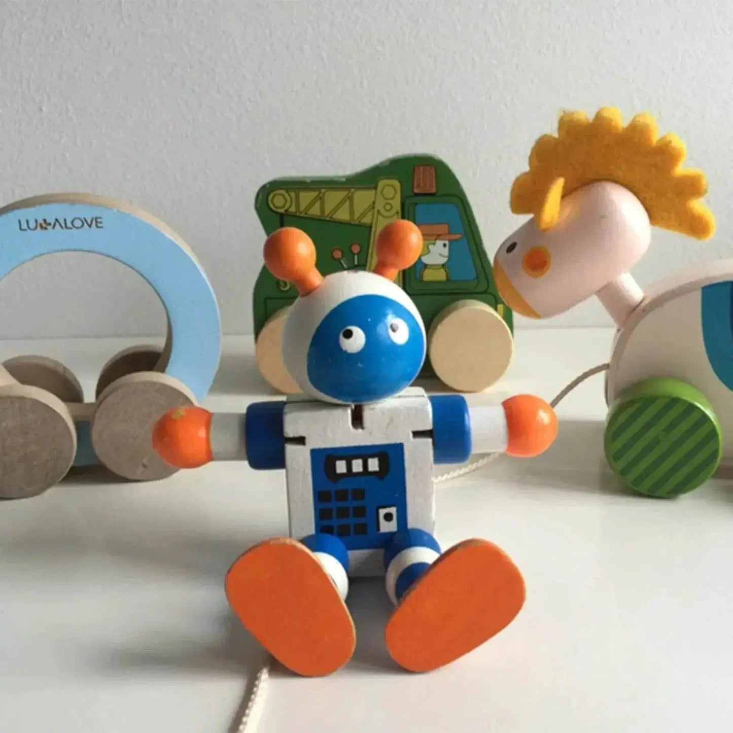  Vibrant Wooden Adaptable Robot Toy - Fun Learning for Kids -  ToylandEU™