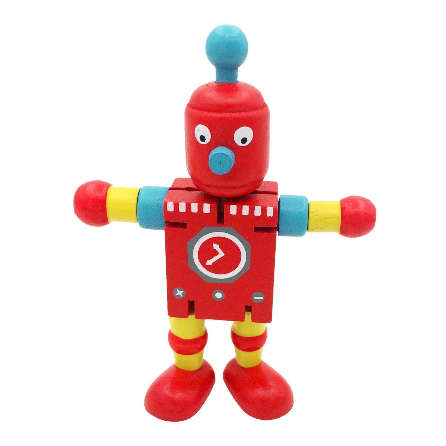 Vibrant Wooden Adaptable Robot Toy - Fun Learning for Kids - ToylandEU