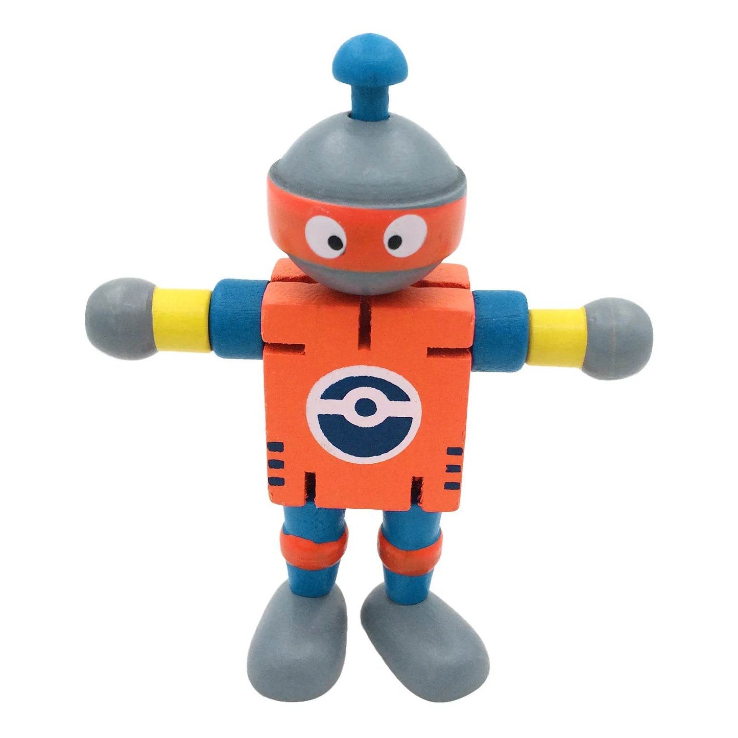Vibrant Wooden Adaptable Robot Toy - Fun Learning for Kids - ToylandEU