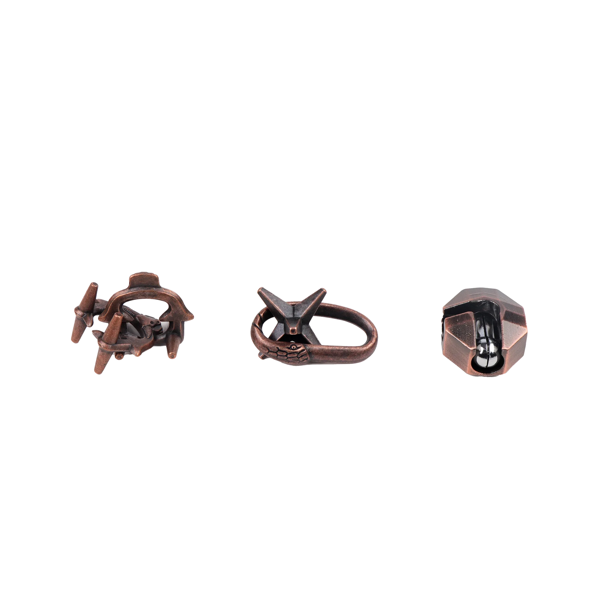 Viking Metal Puzzle Set Three Challenging Brain Teasers - ToylandEU