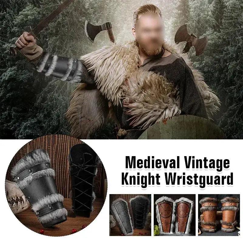  Viking Style Arm Gauntlets Faux Leather Bracer For Larp -  ToylandEU™