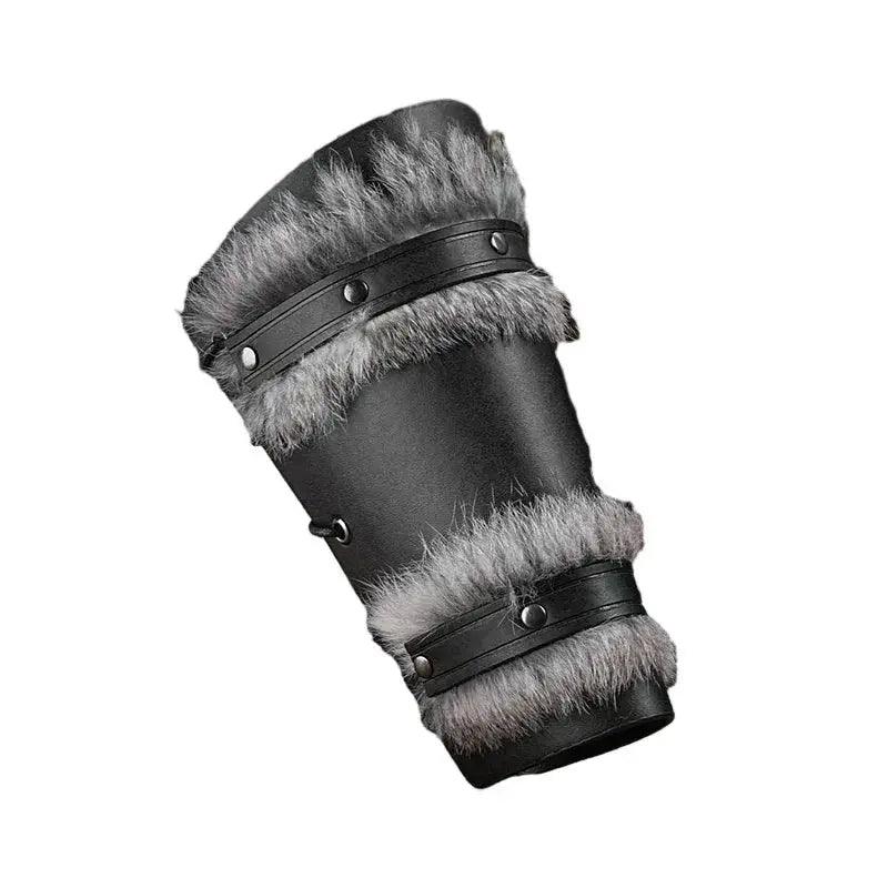  Viking Style Arm Gauntlets Faux Leather Bracer For Larp -  ToylandEU™