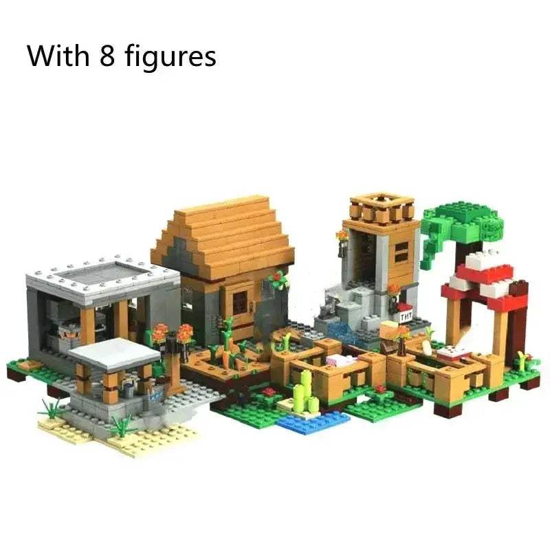 Village Special Edition Building Blocks With Steve Action Figures - ToylandEU