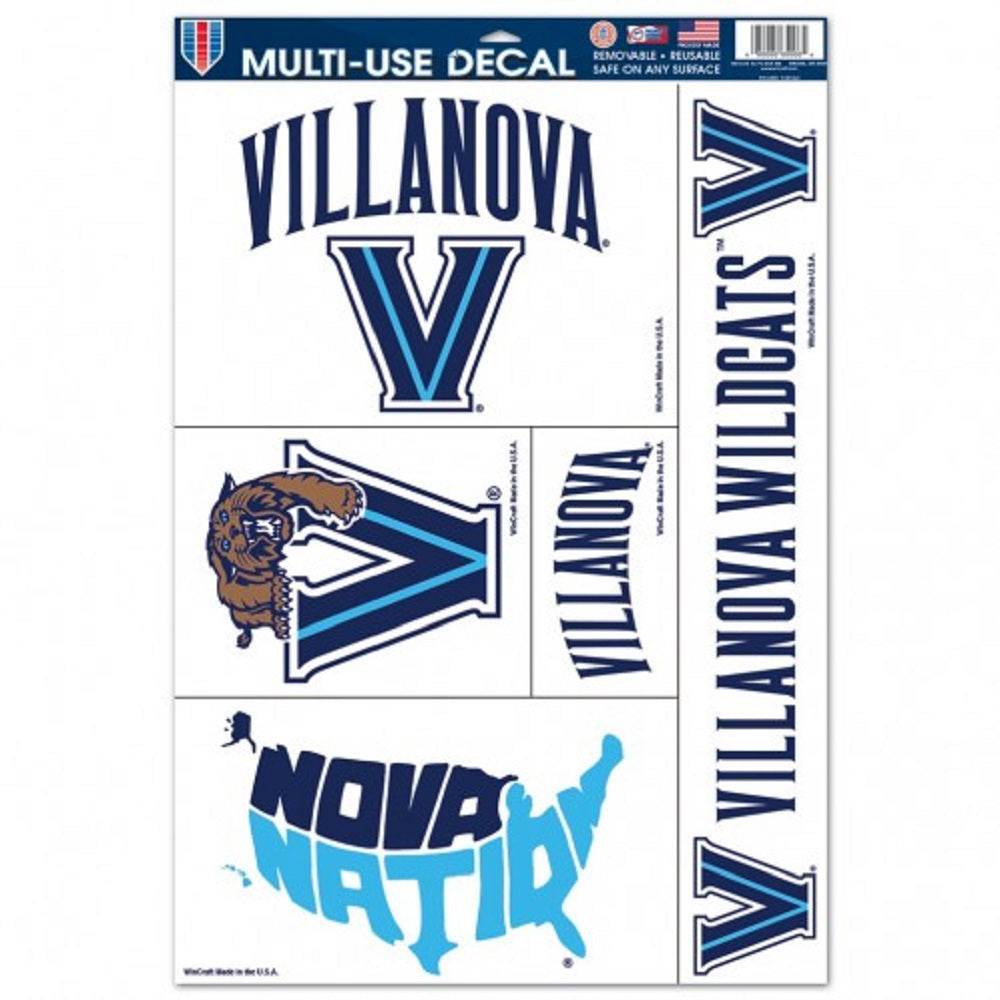 Villanova Wildcats Decals 11x17 Special Order 5 Piece - ToylandEU