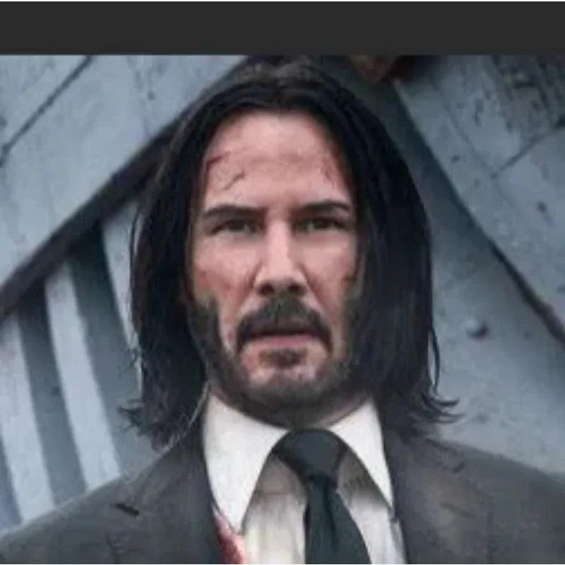 Wig | Vincent Vega Style Cosplay Wig | Heat Resistant Silk | Medium