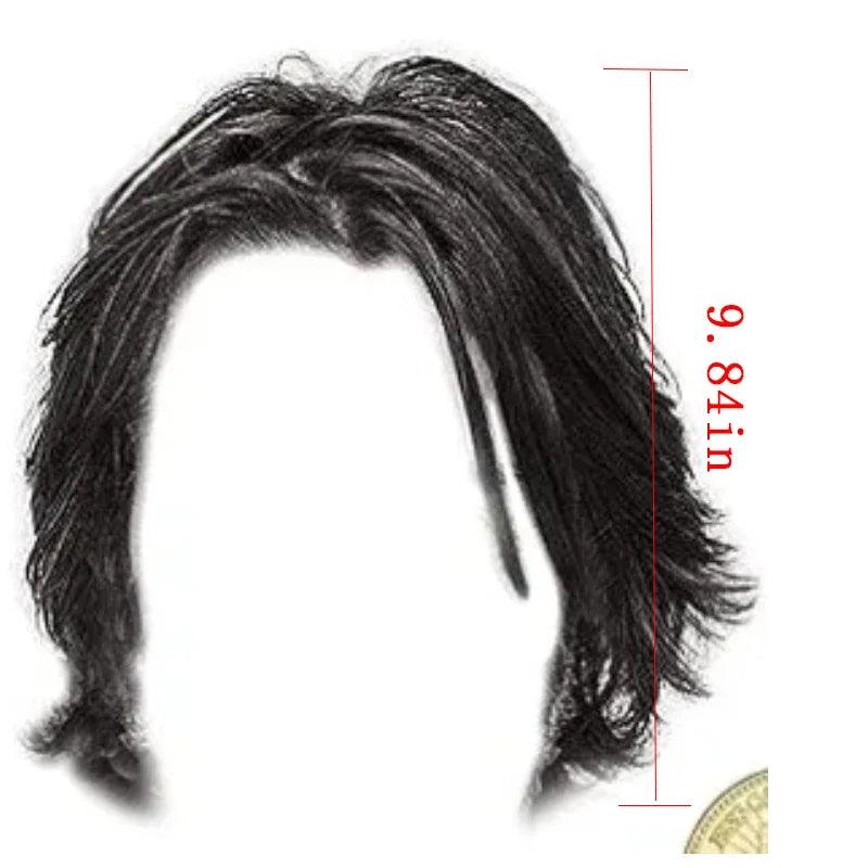 Wig | Vincent Vega Style Cosplay Wig | Heat Resistant Silk | Medium