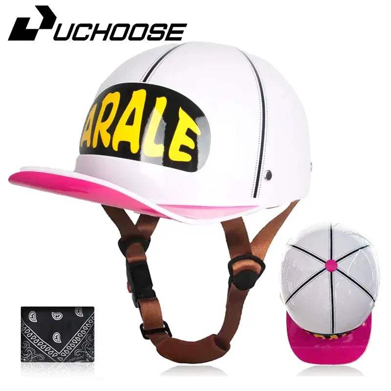 Vintage Open Face Motorcycle Helmet For Adults Summer - ToylandEU