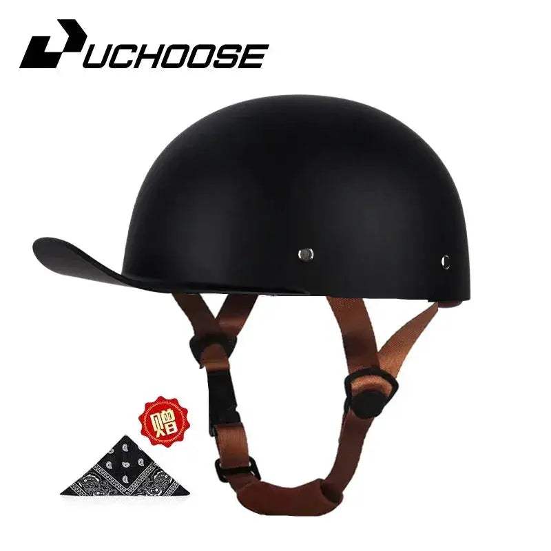 Vintage Open Face Motorcycle Helmet For Adults Summer - ToylandEU