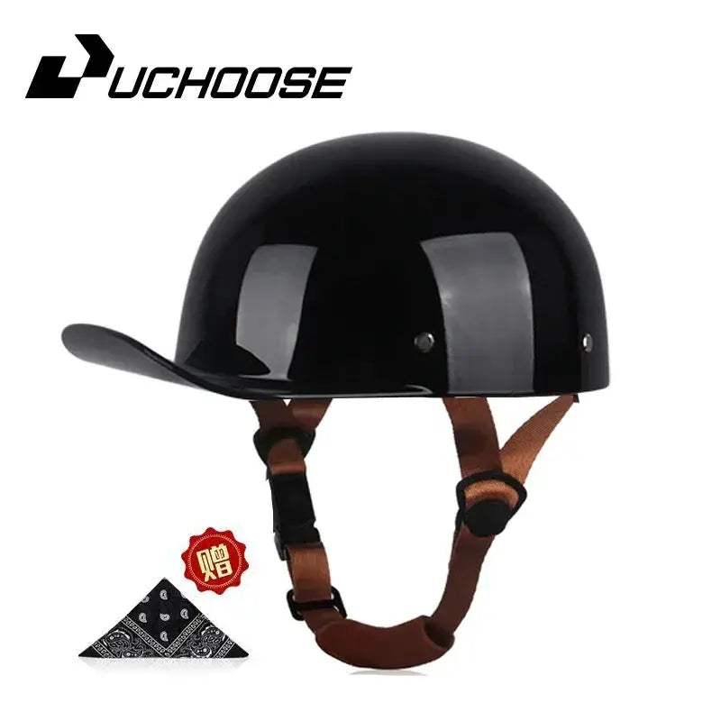 Vintage Open Face Motorcycle Helmet For Adults Summer - ToylandEU