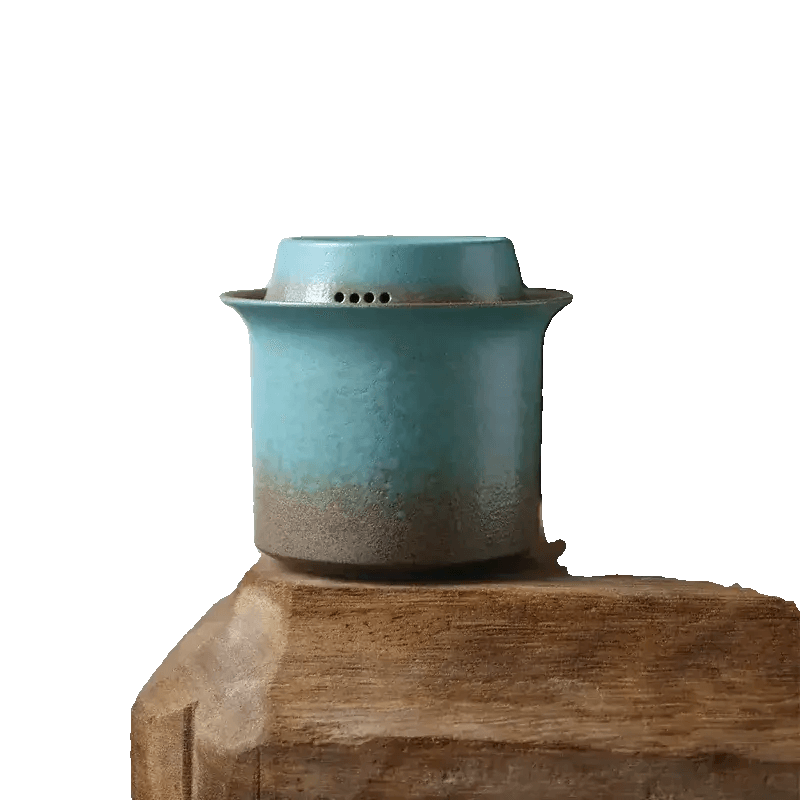  Vintage Spring Green Pottery Tea Set Handcrafted -  ToylandEU™