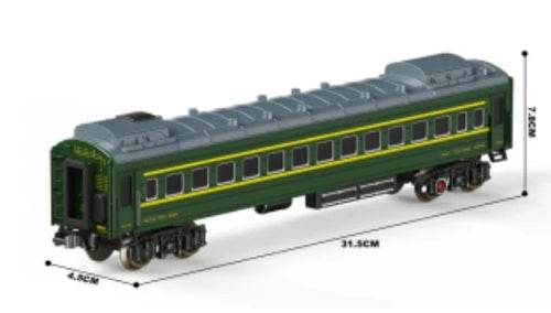 Vintage-Style Electric Toy Train Set with Multifarious Railcar Designs - ToylandEU