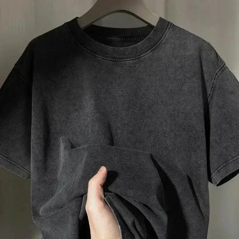  Vintage Washed Cotton T Shirt Cosplay Crew Neck Tee -  ToylandEU™