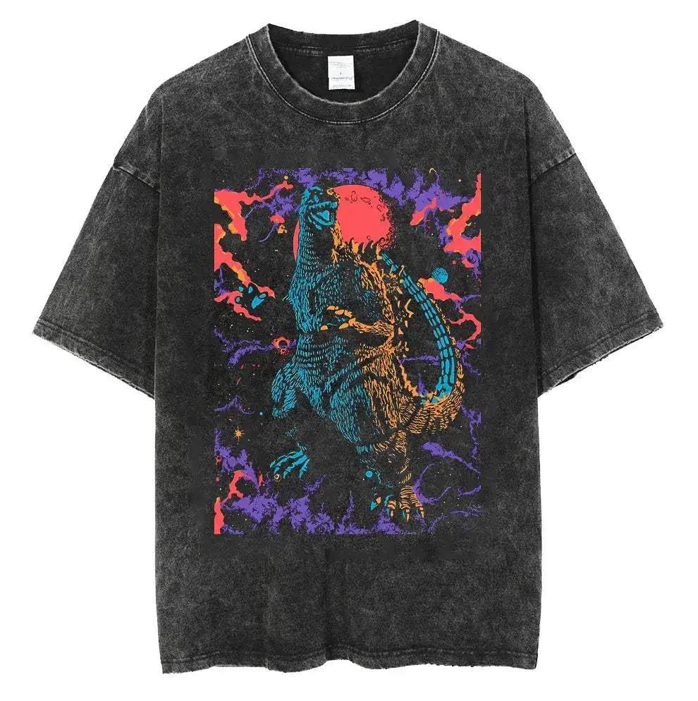 Vintage Washed Cotton T Shirt Crew Neck Ultra Soft Tee - ToylandEU