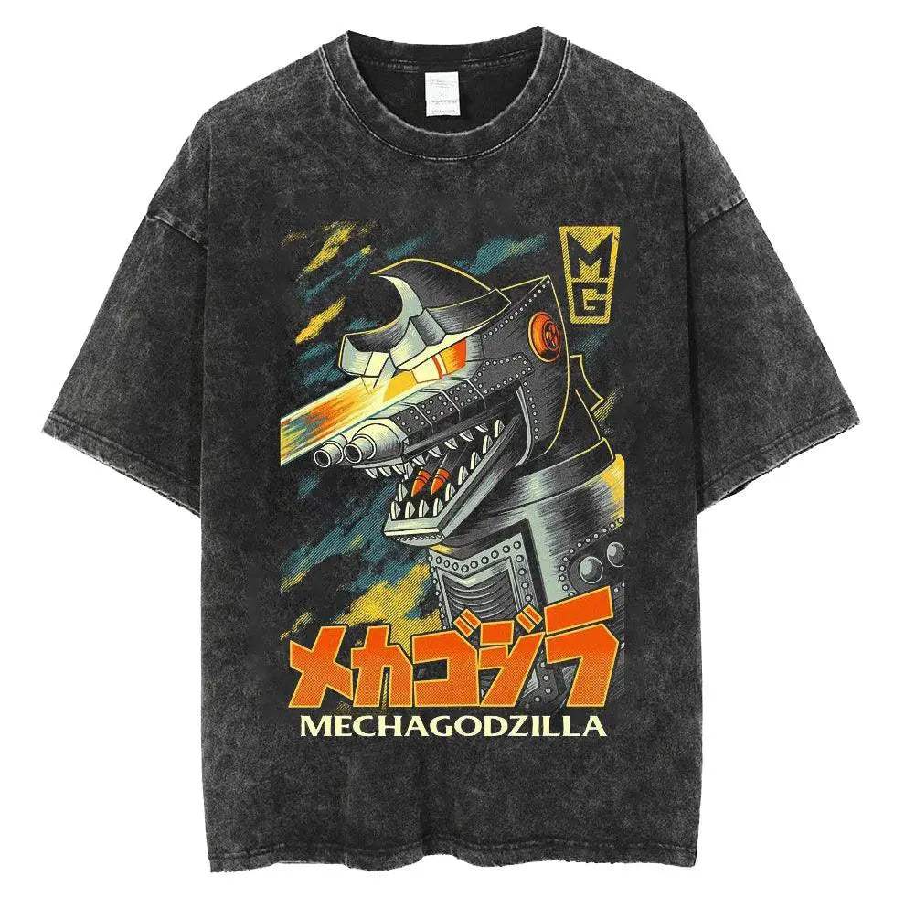 Vintage Washed Cotton T Shirt Crew Neck Ultra Soft Tee - ToylandEU