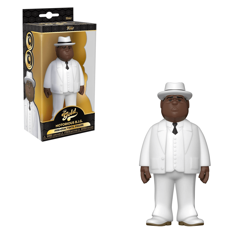 Vinyl Gold Biggie Figure | 5in Window Box | Toylandeu™