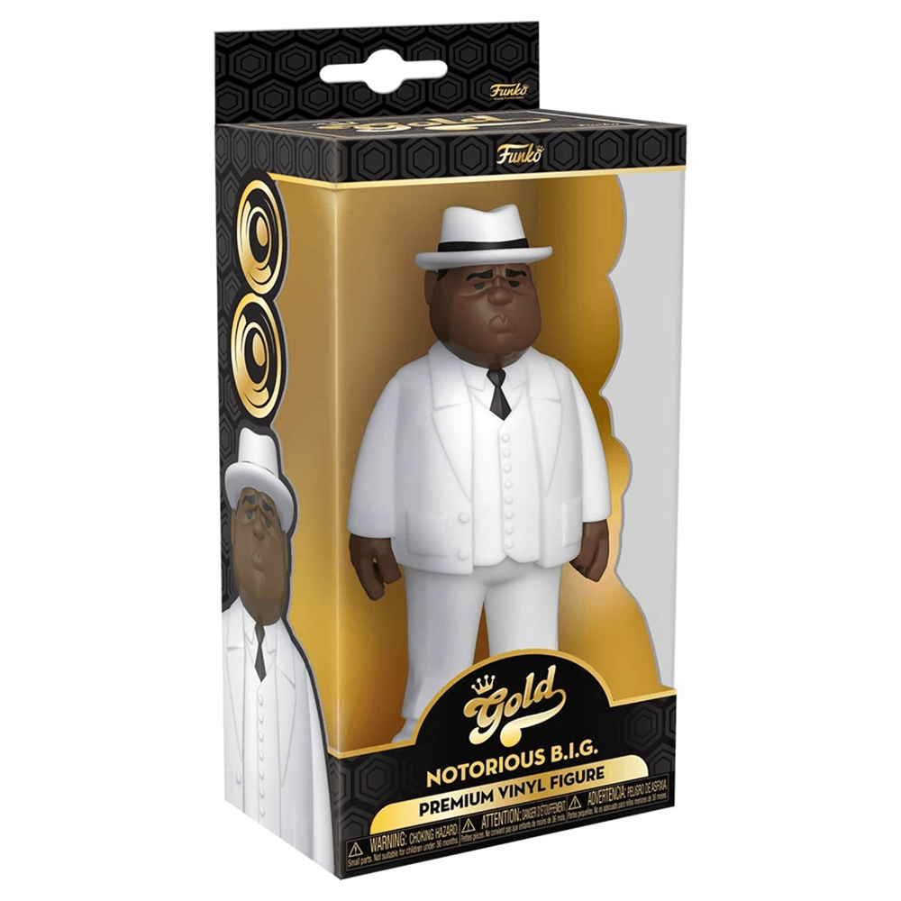 Vinyl Gold Biggie Figure | 5in Window Box | Toylandeu™