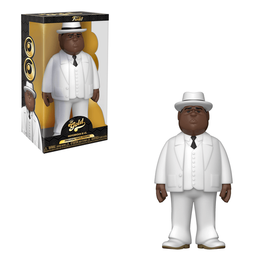 Vinyl Gold Biggie | White Suit 12 Inch | Toylandeu™