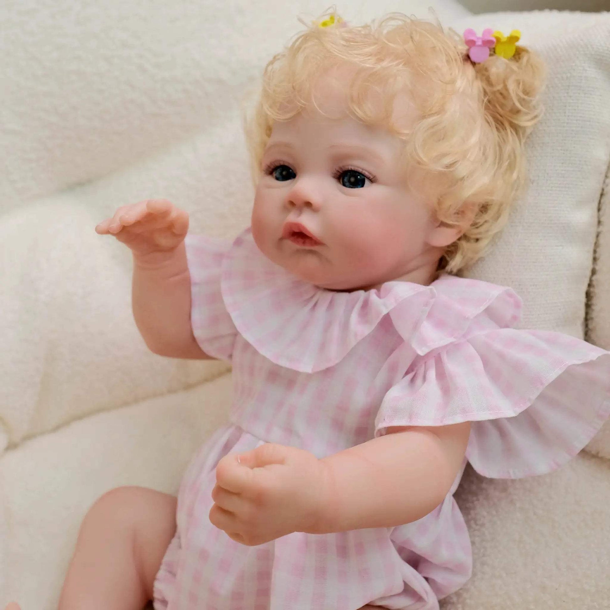  Vinyl Reborn Doll 18 Inch With Rooted Hair Veins -  ToylandEU™