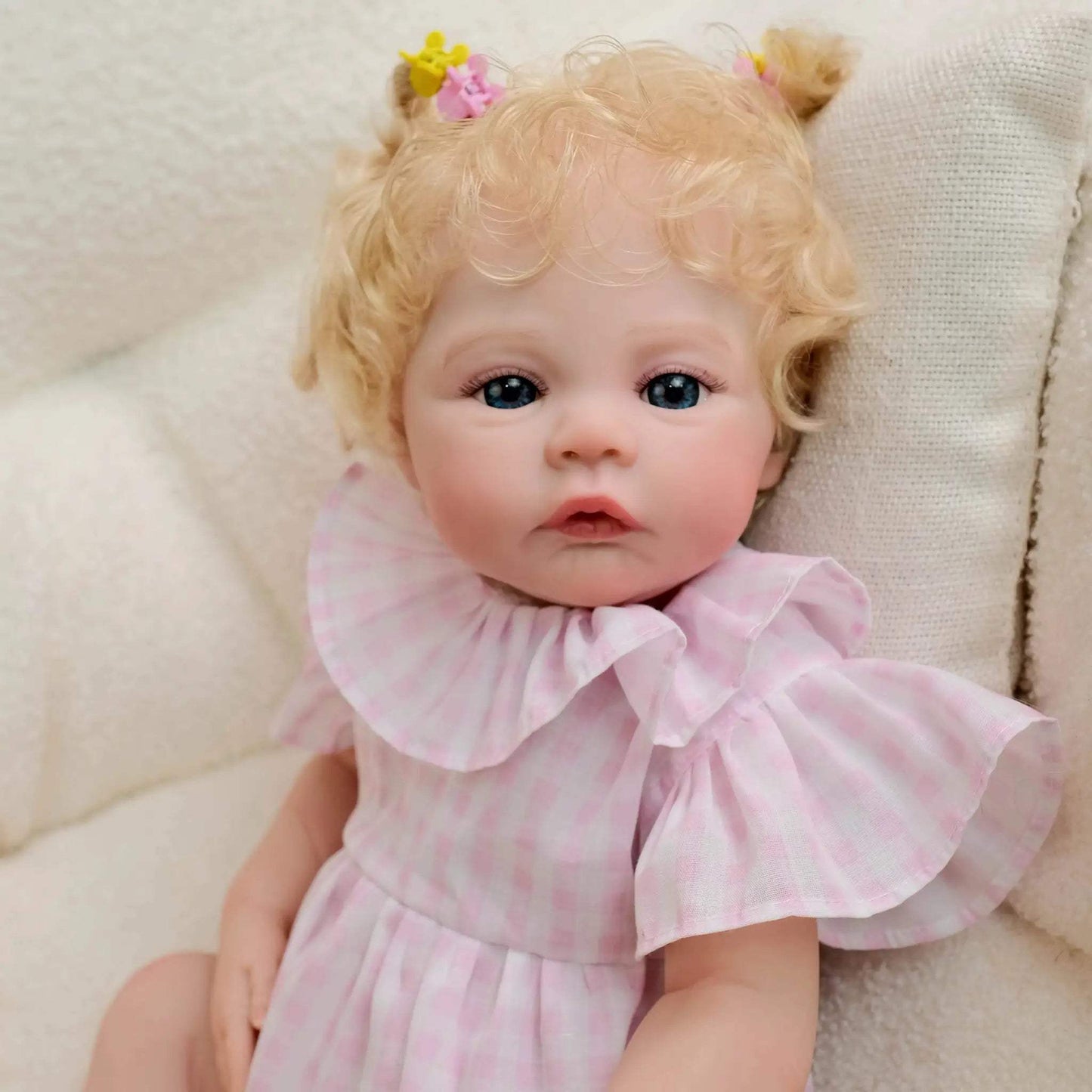  Vinyl Reborn Doll 18 Inch With Rooted Hair Veins -  ToylandEU™
