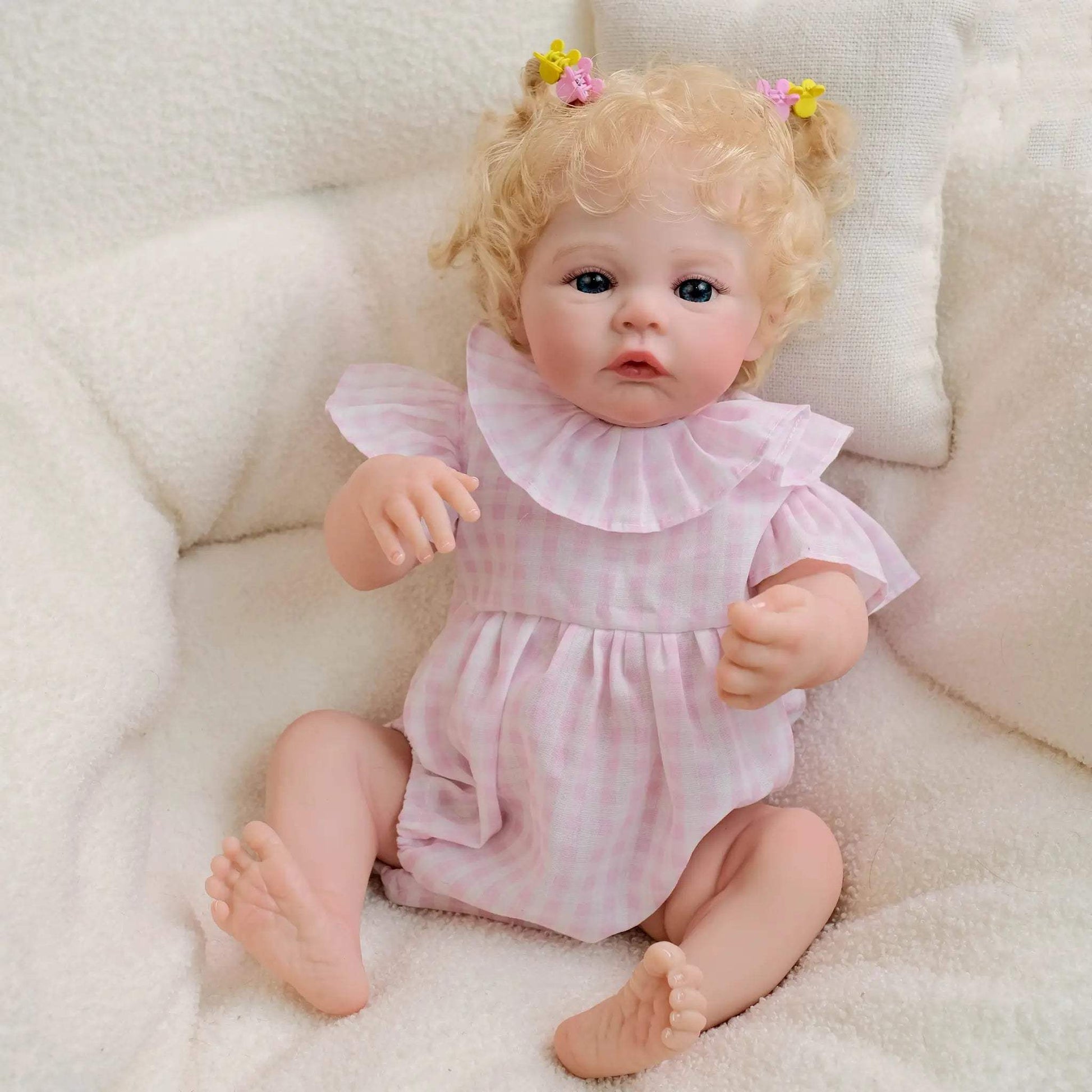 Vinyl Reborn Doll 18 Inch With Rooted Hair Veins -  ToylandEU™