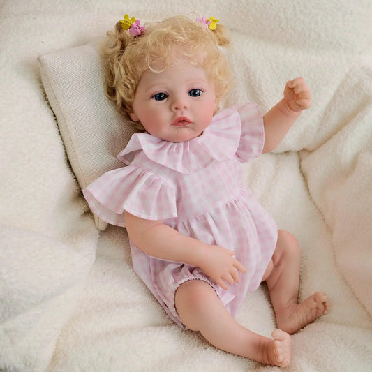  Vinyl Reborn Doll 18 Inch With Rooted Hair Veins -  ToylandEU™