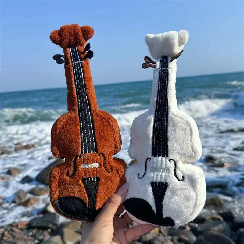  Kawaii Violin Plushie Pillow Soft Musical Decor Gift -  ToylandEU™