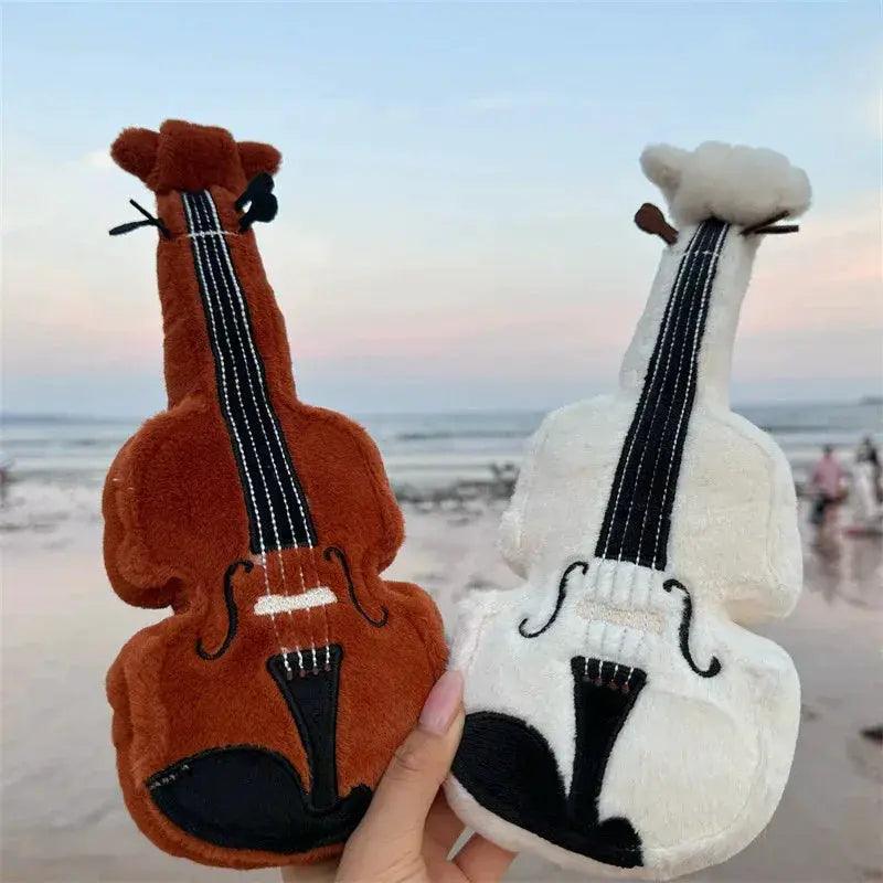  Kawaii Violin Plushie Pillow Soft Musical Decor Gift -  ToylandEU™