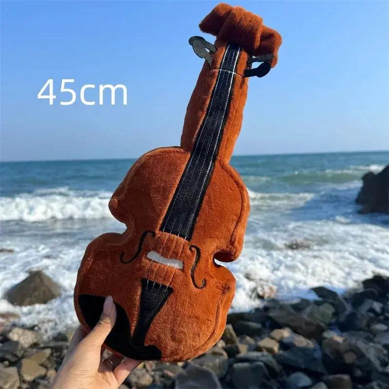  Kawaii Violin Plushie Pillow Soft Musical Decor Gift -  ToylandEU™