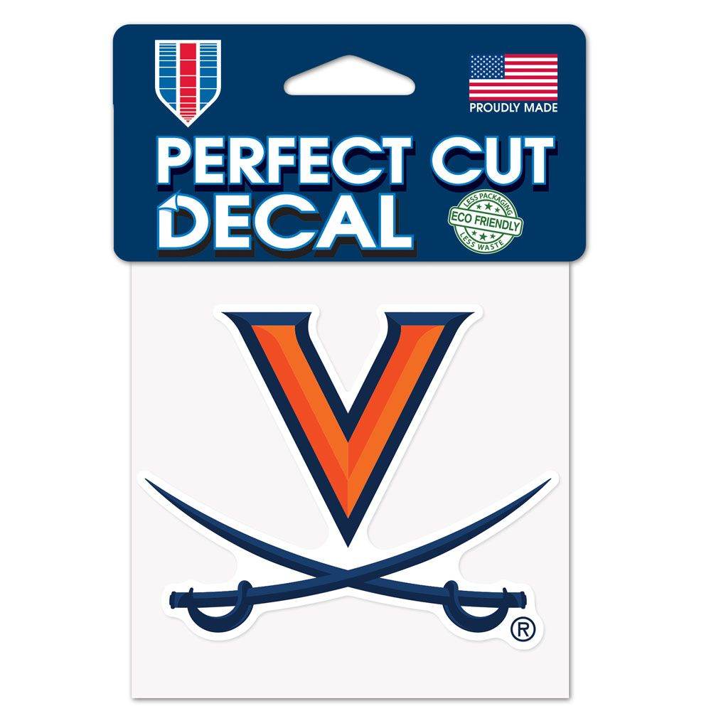 Virginia Cavaliers 4x4 Decal Perfect Cut Color Vinyl - ToylandEU