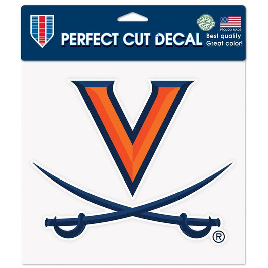 Virginia Cavaliers 8x8 Perfect Cut Color Decal Order - ToylandEU
