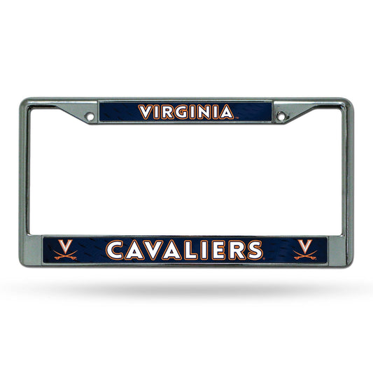 Virginia Cavaliers License Plate Frame Chrome Printed Insert - ToylandEU