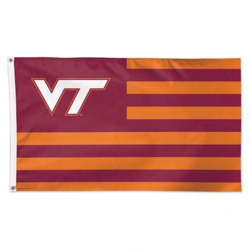 Virginia Tech Hokies 3x5 Deluxe Flag Stars and Stripes - ToylandEU