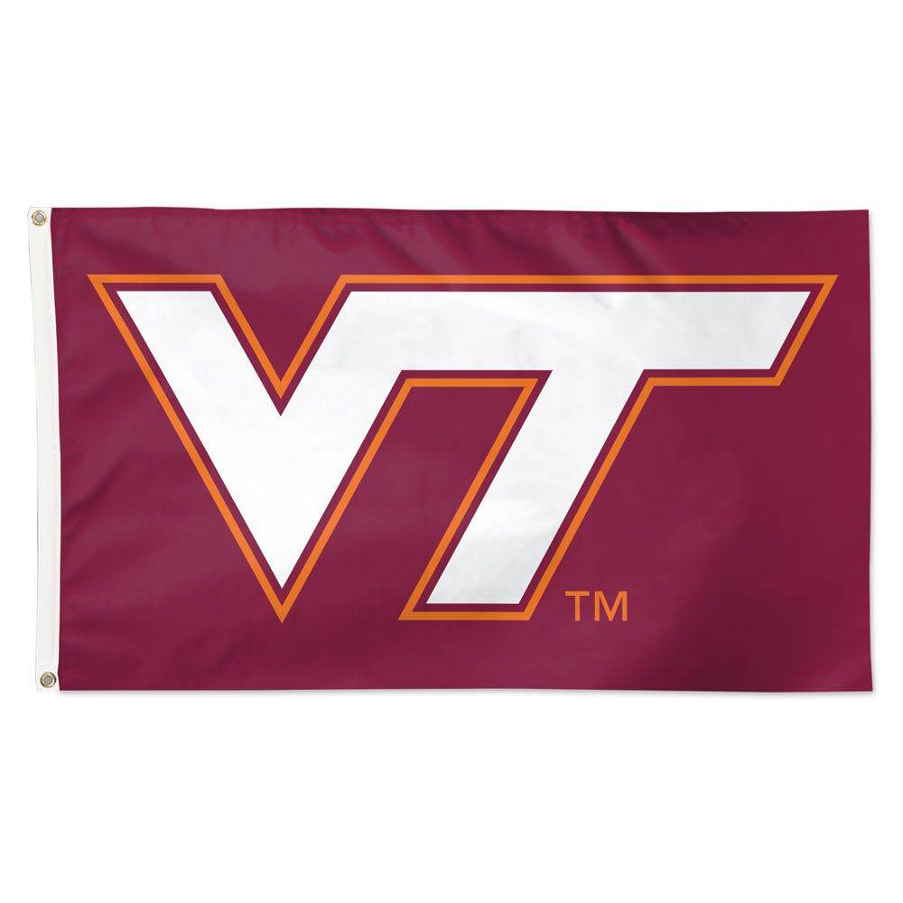 Virginia Tech Hokies 3x5 Flag Durable Sewn Ends Outdoor Use - ToylandEU