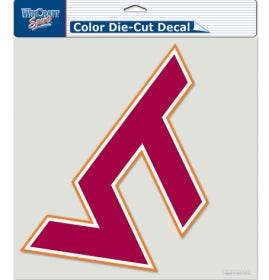 Virginia Tech Hokies 8x8 Die Cut Color Decal Special Order - ToylandEU