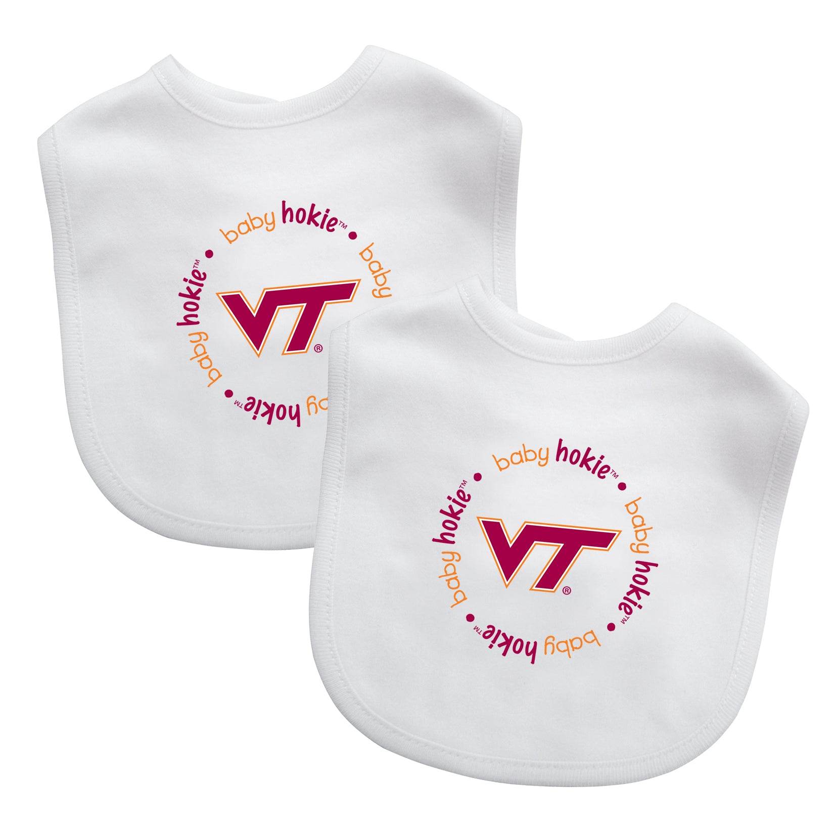 Virginia Tech Hokies Baby Bibs 2 Pack Officially Licensed - ToylandEU