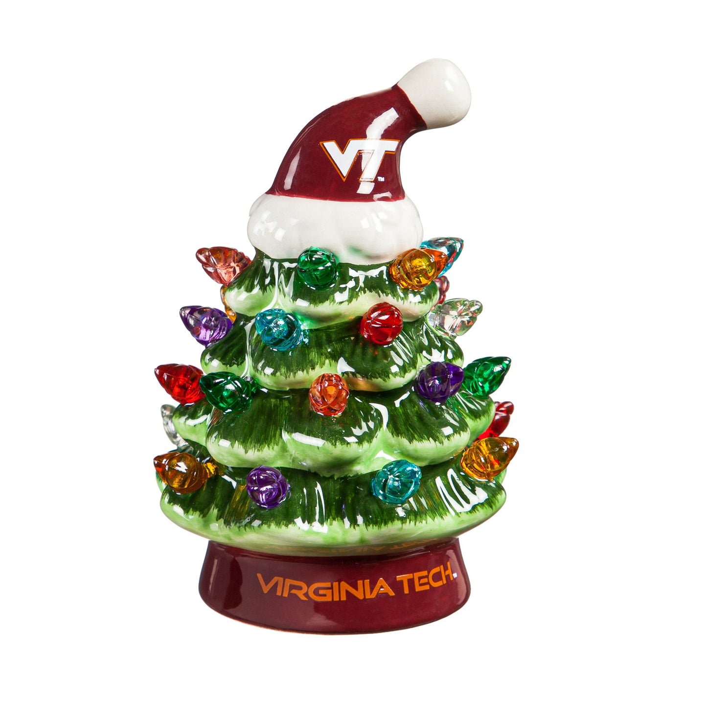 Virginia Tech Hokies Christmas Tree LED Tabletop 4 Inch - ToylandEU