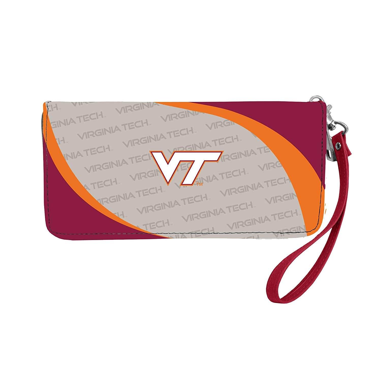 Virginia Tech Hokies Curve Organizer Wallet Wristlet - ToylandEU