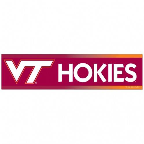 Virginia Tech Hokies Decal 3x12 Officially Licensed Strip - ToylandEU