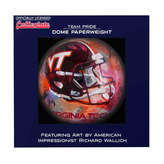  Virginia Tech Hokies Domed Glass Paperweight Official -  ToylandEU™