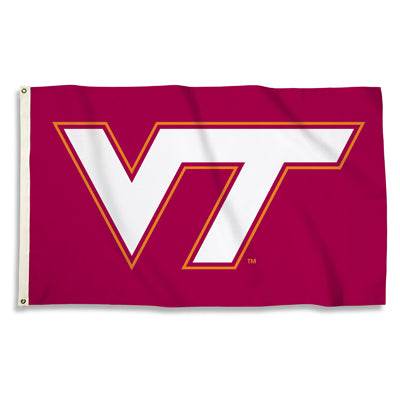 Virginia Tech Hokies Flag 3x5 Polyester By BSI Products - ToylandEU