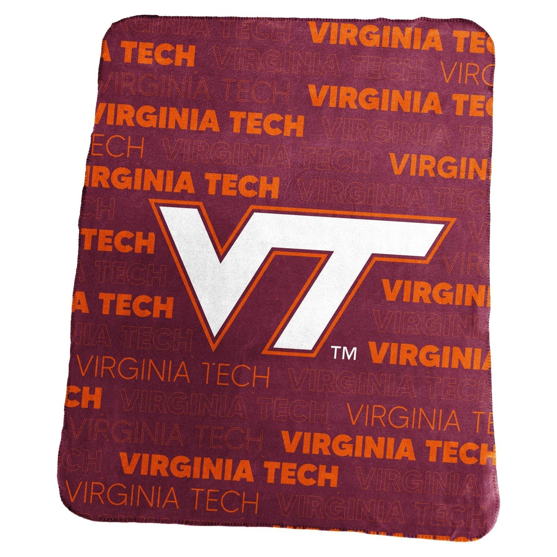 Virginia Tech Hokies Fleece Throw 50x60 Blanket Classic - ToylandEU