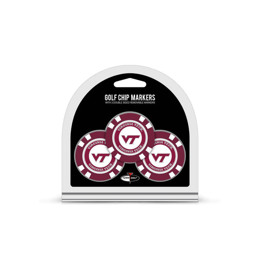 Virginia Tech Hokies Golf Chip Markers 3 Pack Special Order - ToylandEU