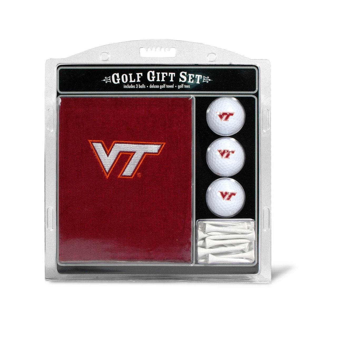 Virginia Tech Hokies Golf Gift Set With Embroidered Towel - ToylandEU