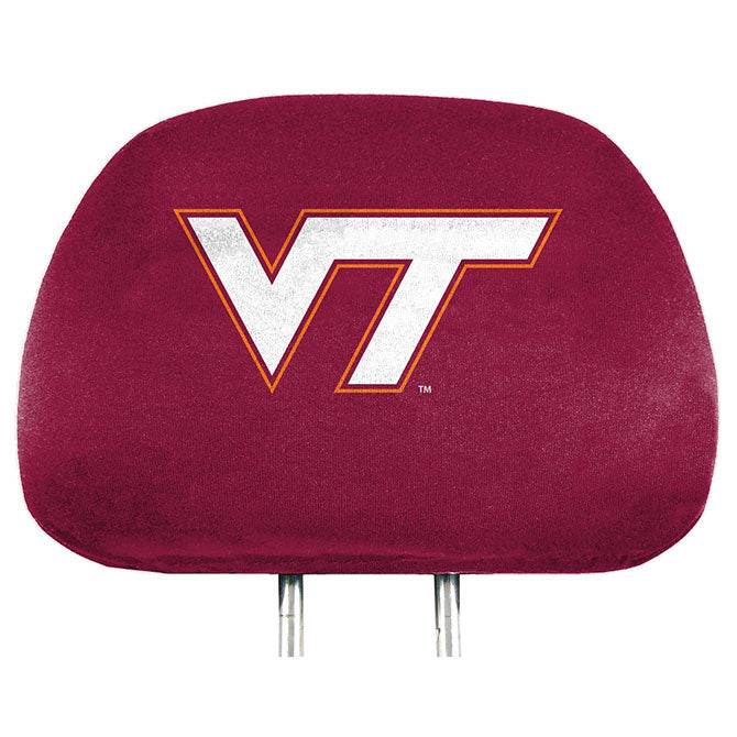 Virginia Tech Hokies Headrest Covers Full Printed Style Pack - ToylandEU