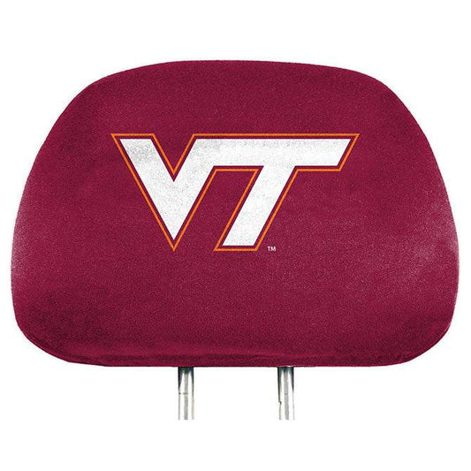 Virginia Tech Hokies Headrest Covers Full Printed Style Pack - ToylandEU