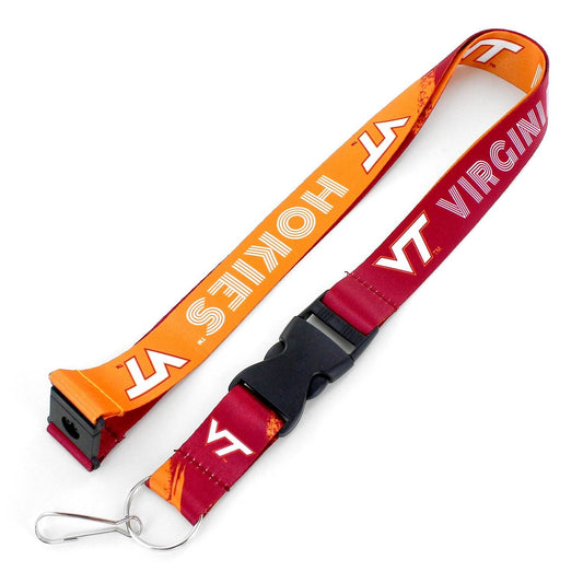 Virginia Tech Hokies Lanyard Crossfade Design Sublimated - ToylandEU