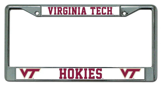  Virginia Tech Hokies License Plate Frame Chrome -  ToylandEU™