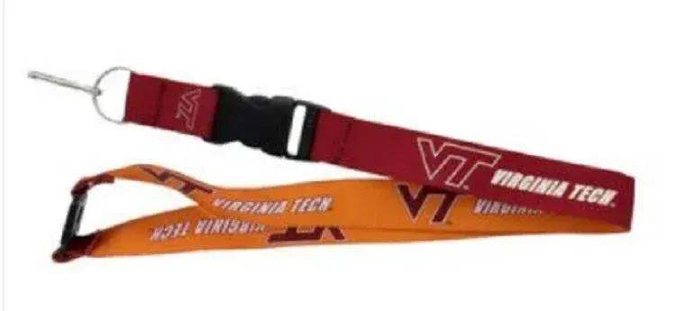  Virginia Tech Hokies Reversible Lanyard Red Orange 24Inches -  ToylandEU™