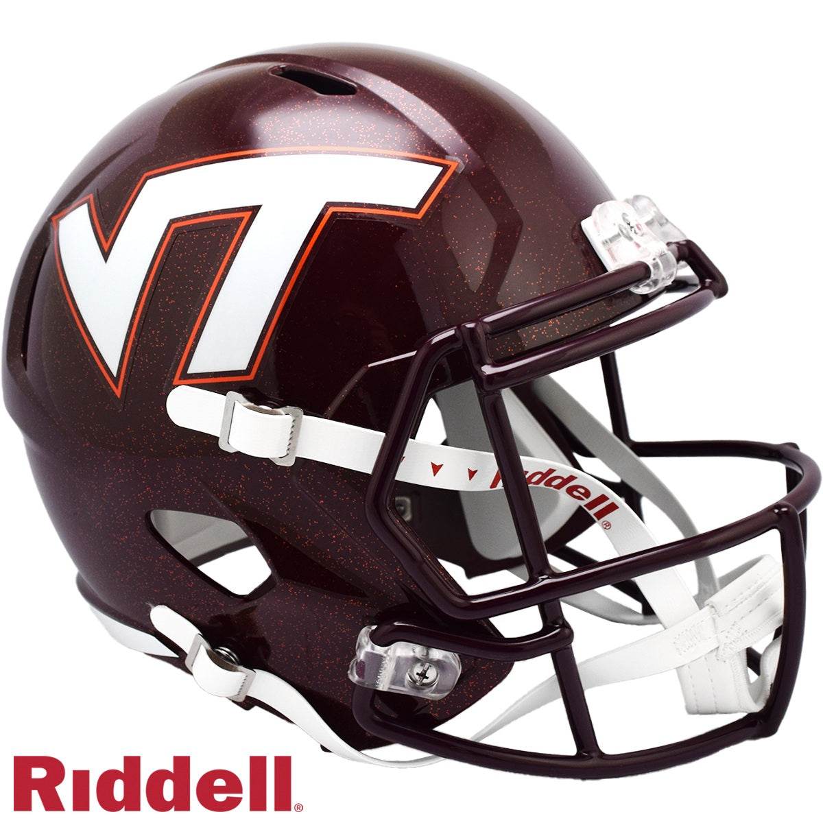 Virginia Tech Hokies Riddell Replica Full Size Helmet Maroon - ToylandEU